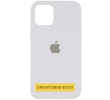 Чохол Silicone Case (AA) Logo with MagSafe для Apple iPhone 16 (6.1") Білий / White