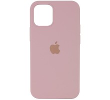 Чохол Silicone Case (AA) Logo with MagSafe для Apple iPhone 16 Pro (6.3") Рожевий / Pink Sand
