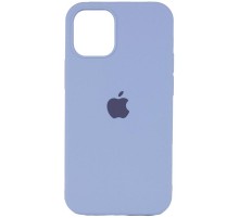 Чохол Silicone Case (AA) Logo with MagSafe для Apple iPhone 16 Pro Max (6.9") Блакитний / Lilac Blue