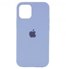 Чохол Silicone Case (AA) Logo with MagSafe для Apple iPhone 16 Pro Max (6.9") Блакитний / Lilac Blue