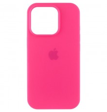 Чохол Silicone Case (AA) Logo with MagSafe для Apple iPhone 16 Pro Max (6.9") Рожевий / Barbie pink