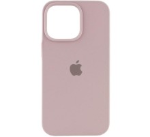 Чохол Silicone Case (AA) Logo with MagSafe для Apple iPhone 16 Pro Max (6.9") Сірий / Lavender