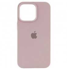 Чохол Silicone Case (AA) Logo with MagSafe для Apple iPhone 16 Pro Max (6.9") Сірий / Lavender