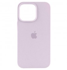 Чохол Silicone Case (AA) Logo with MagSafe для Apple iPhone 16 Pro Max (6.9") Бузковий / Lilac