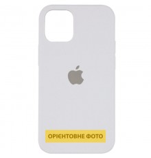 Чохол Silicone Case (AA) Logo with MagSafe для Apple iPhone 16e (6.1") Білий / White