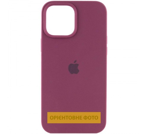 Чохол Silicone Case (AA) Logo with MagSafe для Apple iPhone 16e (6.1") Бордовий / Plum Чохол Silicone Case (AA) Logo with MagSafe для Apple iPhone 16e (6.1") Бордовий / Plum