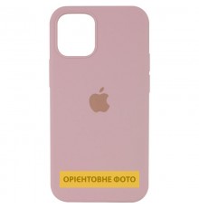 Чохол Silicone Case (AA) Logo with MagSafe для Apple iPhone 16e (6.1") Рожевий / Pink Sand