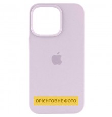 Чохол Silicone Case (AA) Logo with MagSafe для Apple iPhone 16e (6.1") Бузковий / Lilac