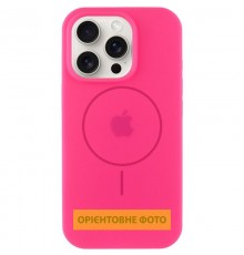 Чохол Silicone Case Full Protective (AA) V2 with MagSafe для Apple iPhone 13 (6.1") Рожевий / Barbie pink