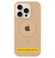 Чохол Silicone Case Full Protective (AA) V2 with MagSafe для Apple iPhone 14 Pro (6.1") Бежевий / Desert Gold