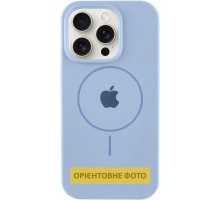 Чохол Silicone Case Full Protective (AA) V2 with MagSafe для Apple iPhone 15 Pro Max (6.7") Блакитний / Lilac Blue