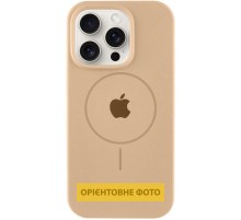 Чохол Silicone Case Full Protective (AA) V2 with MagSafe для Apple iPhone 16 (6.1") Бежевий / Desert Gold