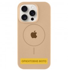 Чохол Silicone Case Full Protective (AA) V2 with MagSafe для Apple iPhone 16 Pro (6.3") Бежевий / Desert Gold