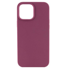 Чохол Silk (AA) NO LOGO with Magnetic Fit для Apple iPhone 14 (6.1") Бордовий / Plum