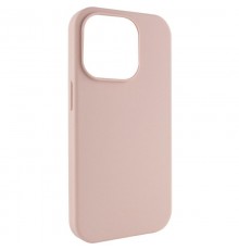Чохол Silicone Case (AA) NO LOGO with MagSafe для Apple iPhone 14 Pro (6.1") Рожевий / Pink Sand