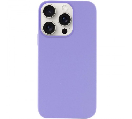 Чохол Silicone Case (AA) NO LOGO with MagSafe для Apple iPhone 14 Pro (6.1") Бузковий / Dasheen