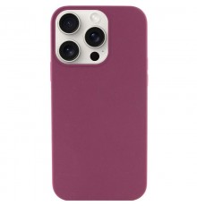 Чохол Silicone Case (AA) NO LOGO with MagSafe для Apple iPhone 14 Pro Max (6.7") Бордовий / Plum