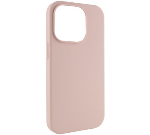 Чохол Silicone Case (AA) NO LOGO with MagSafe для Apple iPhone 14 Pro Max (6.7") Рожевий / Pink Sand