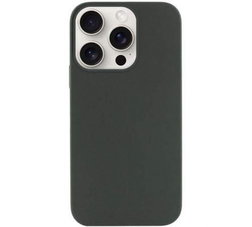 Чохол Silicone Case (AA) NO LOGO with MagSafe для Apple iPhone 15 Pro (6.1") Зелений / Cyprus Green