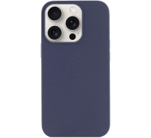 Чохол Silk (AA) NO LOGO with Magnetic Fit для Apple iPhone 15 Pro Max (6.7") Темно-синій / Midnight blue