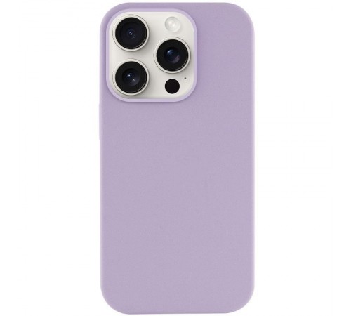 Чохол Silicone Case (AA) NO LOGO with MagSafe для Apple iPhone 16 Pro Max (6.9") Бузковий / Lilac