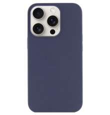 Чохол Silicone Case (AA) NO LOGO with MagSafe для Apple iPhone 16 Pro Max (6.9") Темно-синій / Midnight blue