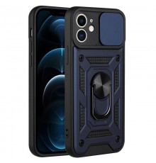 Чохол Ummi Camshield Serge Ring для Apple iPhone 11 (6.1") Синій