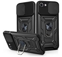 Чохол Ummi Camshield Serge Ring для Apple iPhone 7 / 8 / SE (2020) (4.7") Чорний