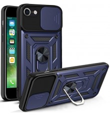 Чохол Ummi Camshield Serge Ring для Apple iPhone 7 / 8 / SE (2020) (4.7") Синій