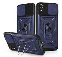 Чохол Ummi Camshield Serge Ring для Apple iPhone XR (6.1") Синій