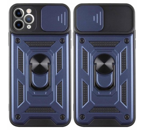 Чохол Ummi Camshield Serge Ring для Apple iPhone 11 Pro (5.8") Синій