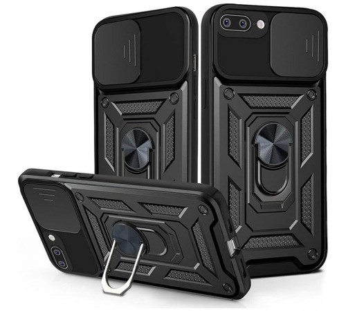 Чохол Ummi Camshield Serge Ring для Apple iPhone 7 plus / 8 plus (5.5") Чорний