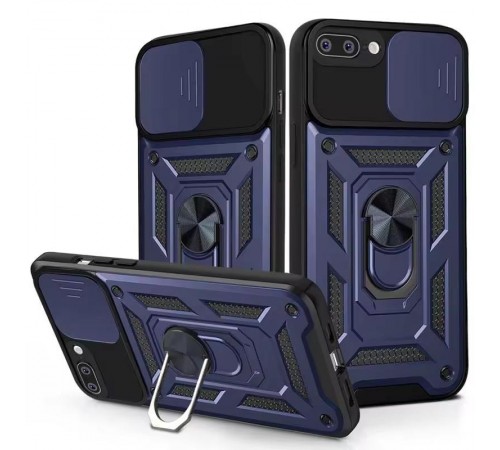 Чохол Ummi Camshield Serge Ring для Apple iPhone 7 plus / 8 plus (5.5") Синій