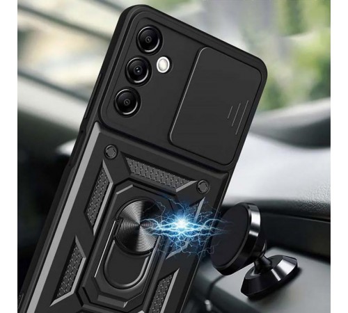 Чохол Ummi Camshield Serge Ring для Samsung Galaxy A36 5G Чорний