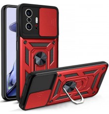 Чохол Ummi Camshield Serge Ring для Xiaomi 11T / 11T Pro Червоний