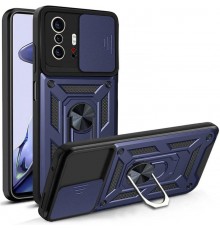 Чохол Ummi Camshield Serge Ring для Xiaomi 11T / 11T Pro Синій