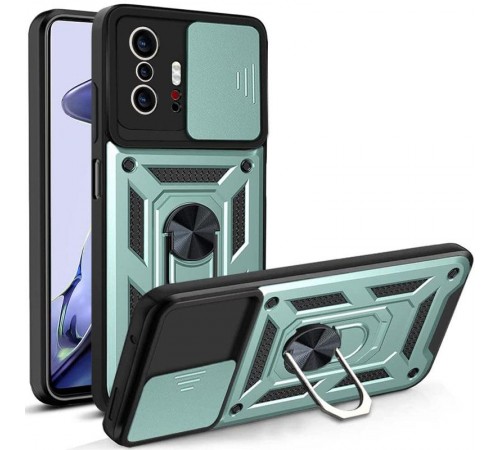 Чохол Ummi Camshield Serge Ring для Xiaomi 11T / 11T Pro Зелений Чохол Ummi Camshield Serge Ring для Xiaomi 11T / 11T Pro Зелений