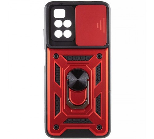 Чохол Ummi Camshield Serge Ring для Xiaomi Redmi 10 Червоний