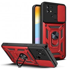 Чохол Ummi Camshield Serge Ring для Xiaomi Redmi 10C Червоний