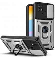 Чохол Ummi Camshield Serge Ring для Xiaomi Redmi 10C Срібний