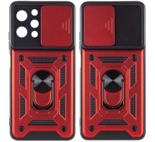 Чохол Ummi Camshield Serge Ring для Xiaomi Redmi 12 / Poco M6 Pro 5G Червоний