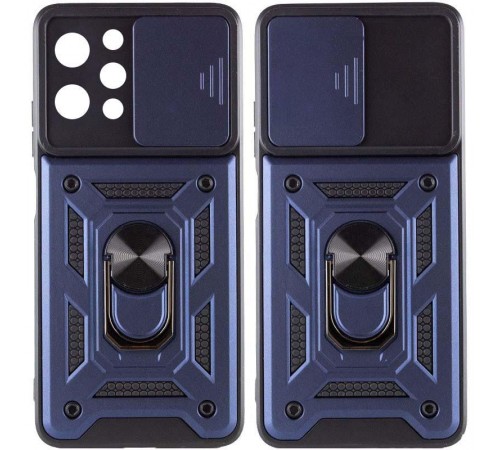 Чохол Ummi Camshield Serge Ring для Xiaomi Redmi 12 / Poco M6 Pro 5G Синій