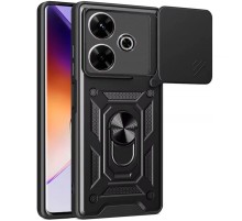 Чохол Ummi Camshield Serge Ring для Xiaomi Redmi 13 4G / Poco M6 4G Чорний