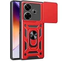 Чохол Ummi Camshield Serge Ring для Xiaomi Redmi 13 4G / Poco M6 4G Червоний