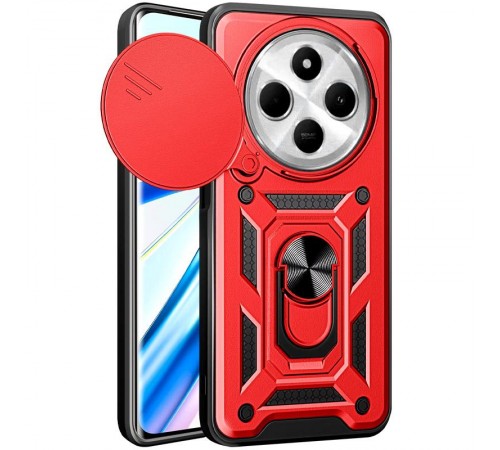 Чохол Ummi Camshield Serge Ring для Xiaomi Redmi 14C / A4 / Poco C75 / M7 Червоний Чохол Ummi Camshield Serge Ring для Xiaomi Redmi 14C / A4 / Poco C75 / M7 Червоний
