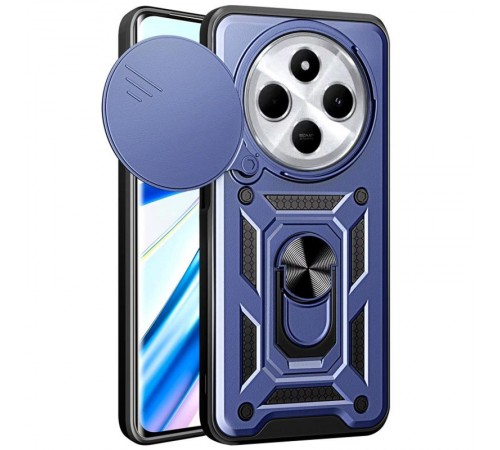 Чохол Ummi Camshield Serge Ring для Xiaomi Redmi 14C / A4 / Poco C75 / M7 Синій