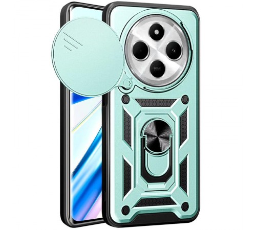 Чохол Ummi Camshield Serge Ring для Xiaomi Redmi 14C / A4 / Poco C75 / M7 Зелений Чохол Ummi Camshield Serge Ring для Xiaomi Redmi 14C / A4 / Poco C75 / M7 Зелений