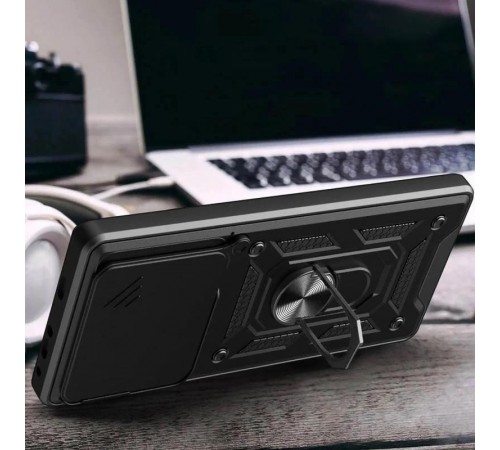 Чохол Ummi Camshield Serge Ring для Xiaomi Poco F7 Pro Чорний Чохол Ummi Camshield Serge Ring для Xiaomi Poco F7 Pro Чорний
