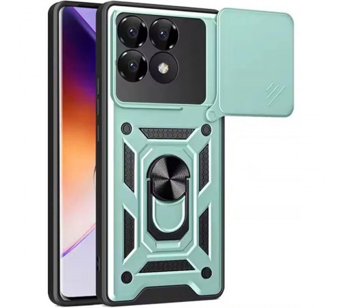 Чохол Ummi Camshield Serge Ring для Xiaomi Poco F7 Pro Зелений Чохол Ummi Camshield Serge Ring для Xiaomi Poco F7 Pro Зелений