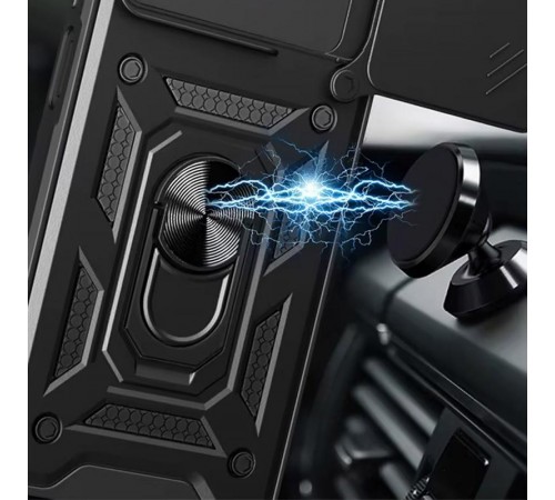 Чохол Ummi Camshield Serge Ring для Xiaomi Poco M5 Чорний Чохол Ummi Camshield Serge Ring для Xiaomi Poco M5 Чорний